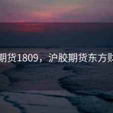 沪胶期货1809，沪胶期货东方财富网