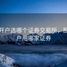 股票开户选哪个证券交易所，股票开户用哪家证券