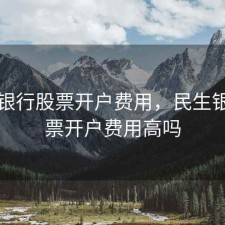 民生银行股票开户费用，民生银行股票开户费用高吗