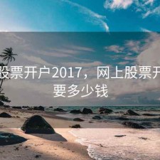 网上股票开户2017，网上股票开户需要多少钱
