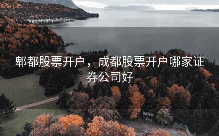 郫都股票开户，成都股票开户哪家证券公司好  第2张